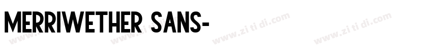 Merriwether Sans字体转换